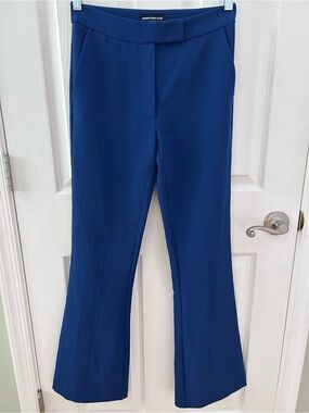 Generation Love Lucca Blue Flared Tailored Crepe Pants